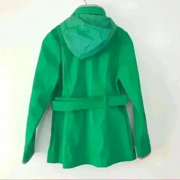 MICHAEL Michael Kors Green Belted Trench Coat - Picture 6 of 10